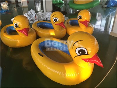 commercial pool inflatables inflatable yellow duck boat BY-WT-024